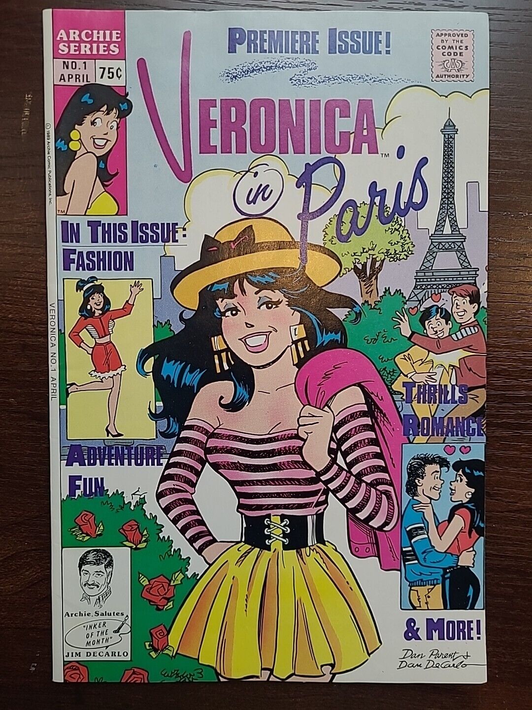 Veronica in Paris #1 - Archie Comics - April 1989 