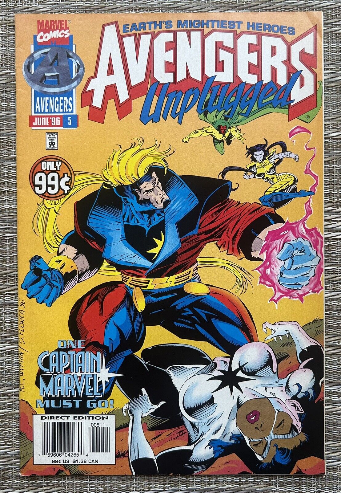 AVENGERS UNPLUGGED #5, 1st Monica Rambeau As Potion, Marvel 1996