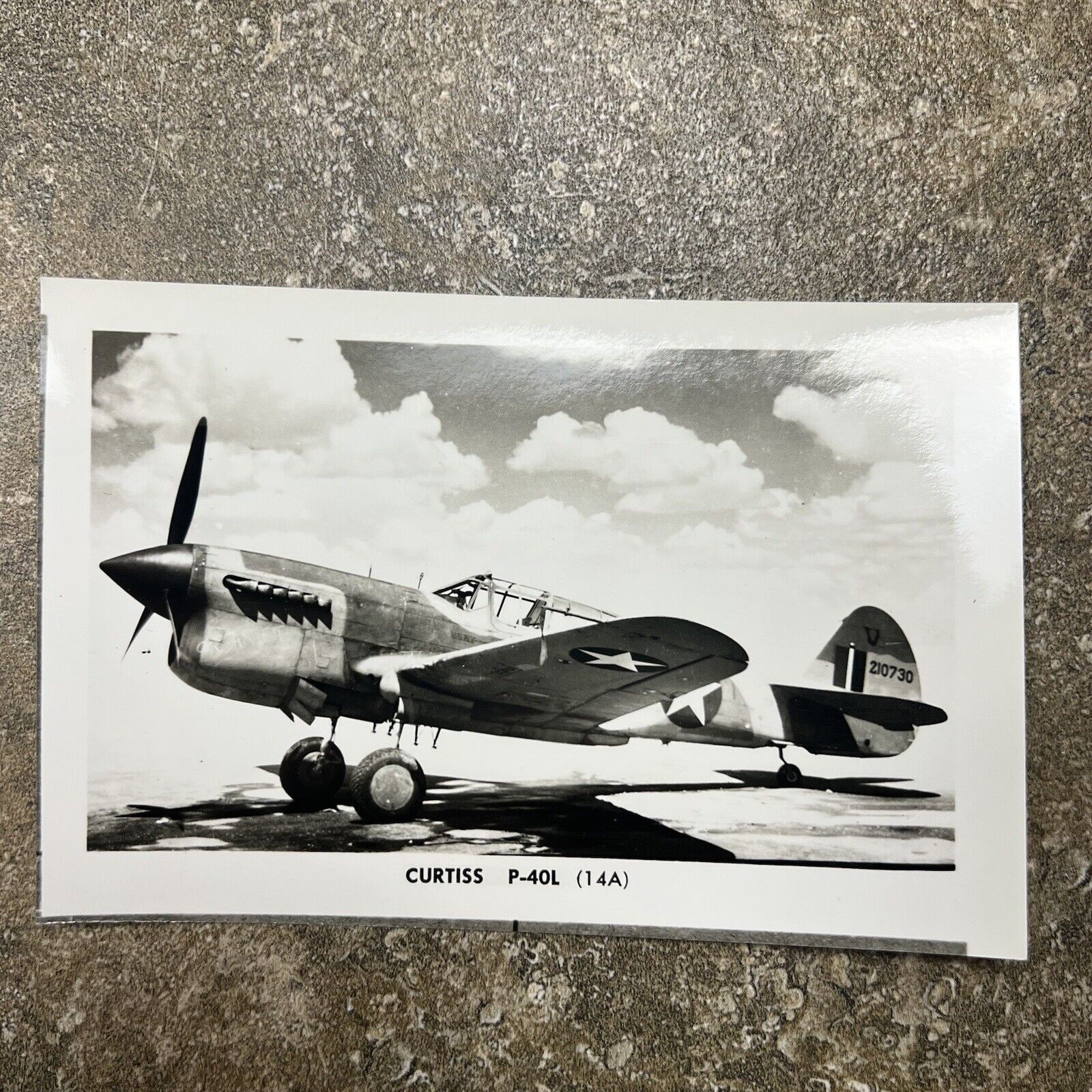 Original WWII Photo Curtis P-40L Fighter Plane Bomber Airforce Navy Army Picture