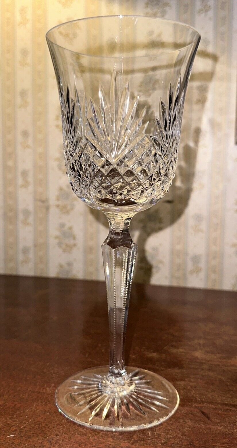 (1) VTG Wedgwood Full Lead Crystal MAJESTY Water Goblet -made In Yugoslavia- VGC