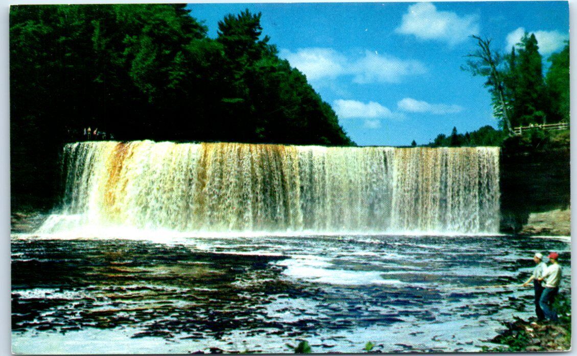 Postcard - Upper Falls on the Tahquamenon River in Michigan\'s Upper Peninsula