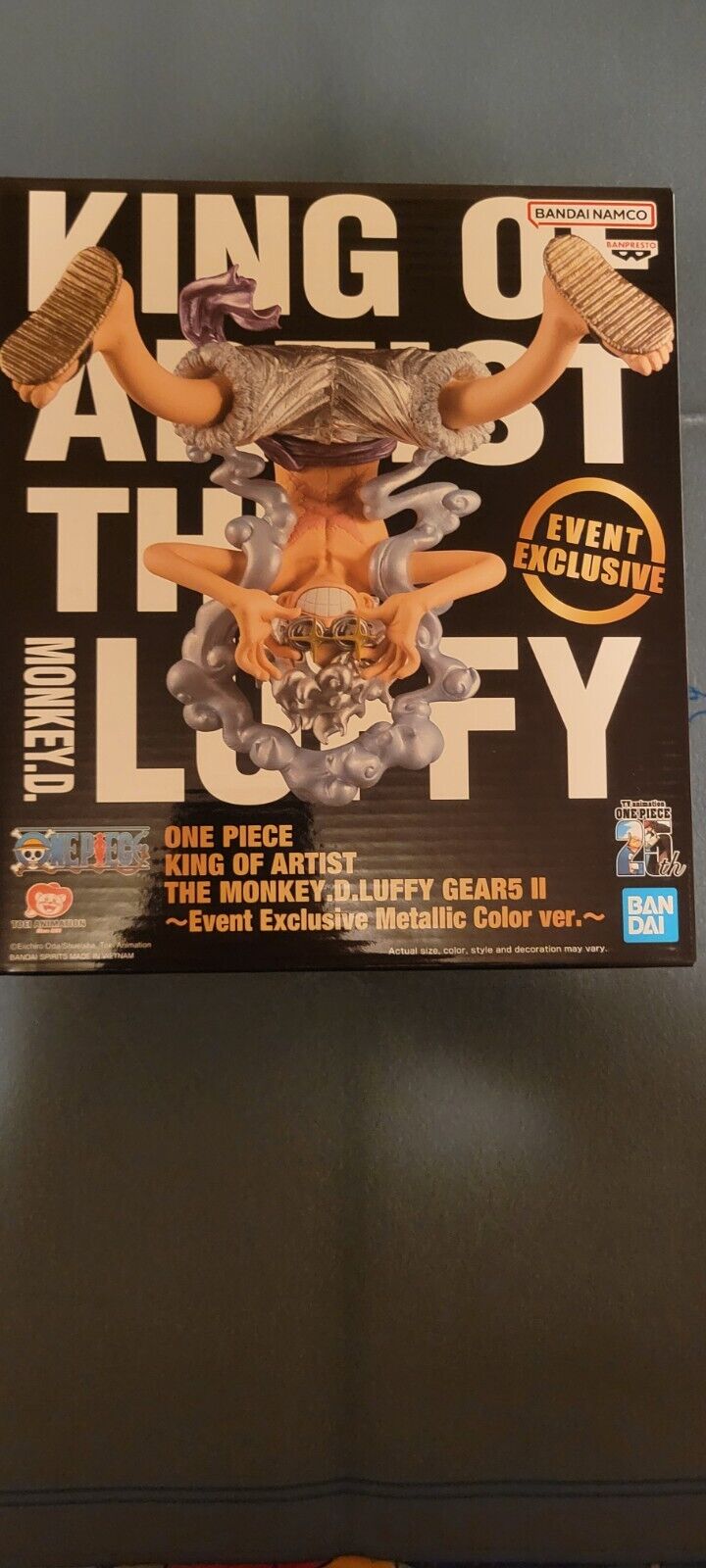 Anime Expo AX 2024 One Piece Metallic Gear 5 Monkey.D.Luffy Statue Exclusive 