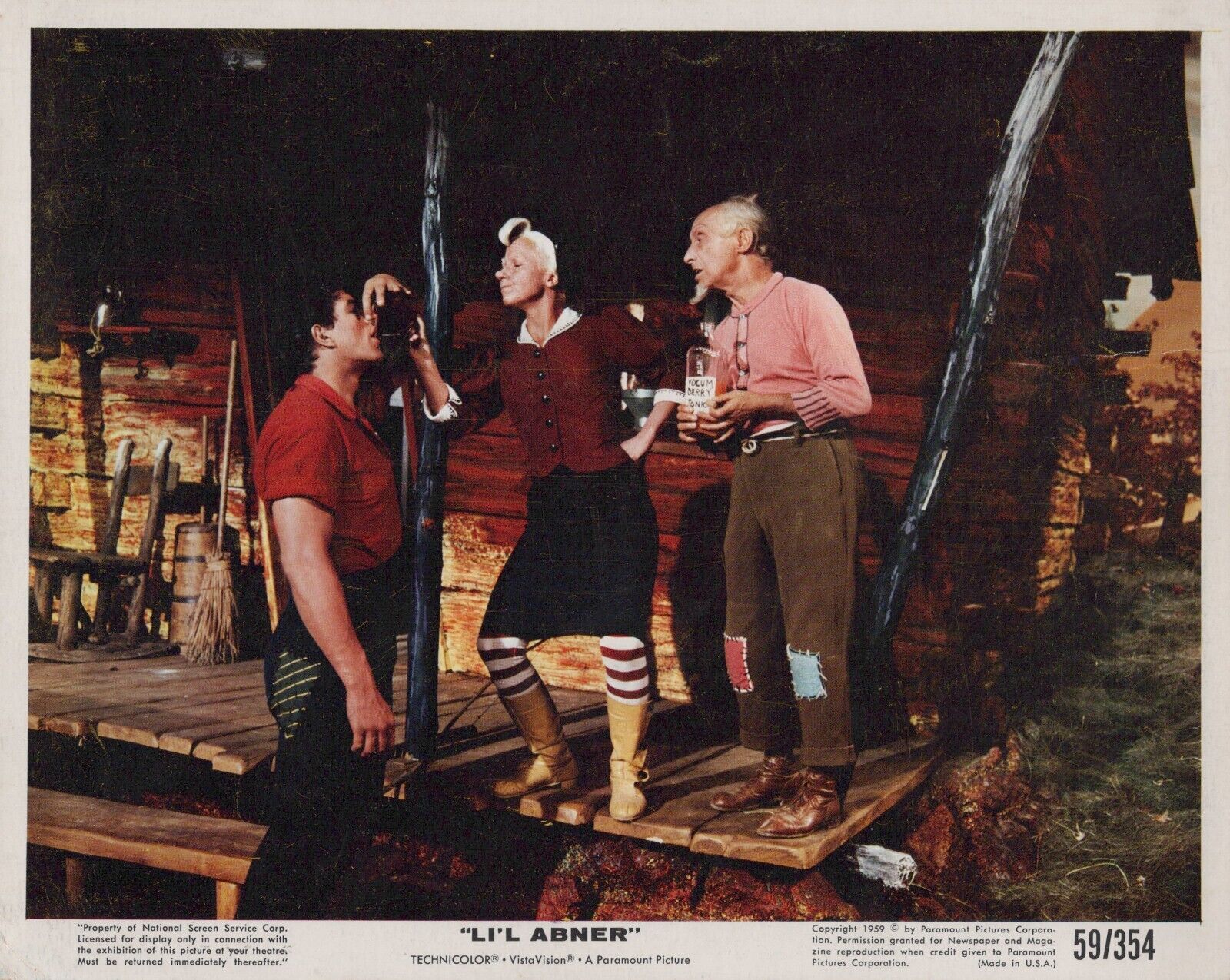 Billie Hayes + Joe E. Marks + Peter Palmer in Li\'l Abner (1959) ❤⭐ Photo K 220