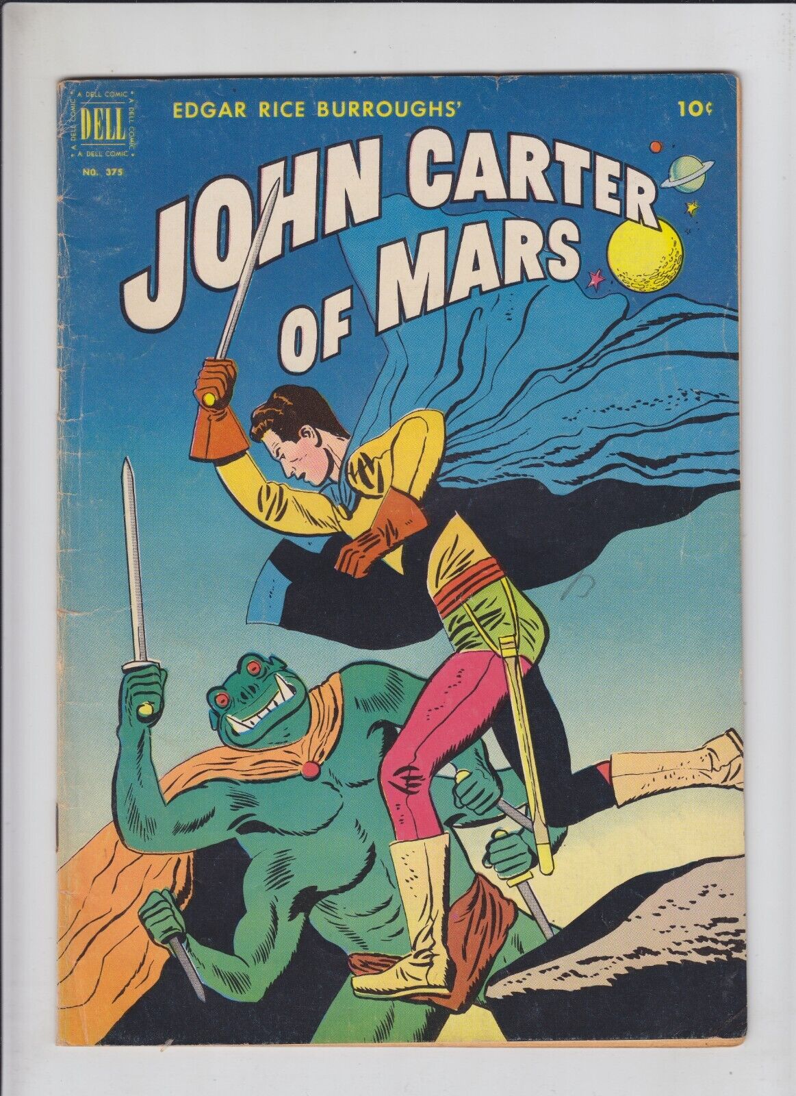 Four Color Comics (2nd Series) #375 GD; Dell | John Carter of Mars - ERB 1952