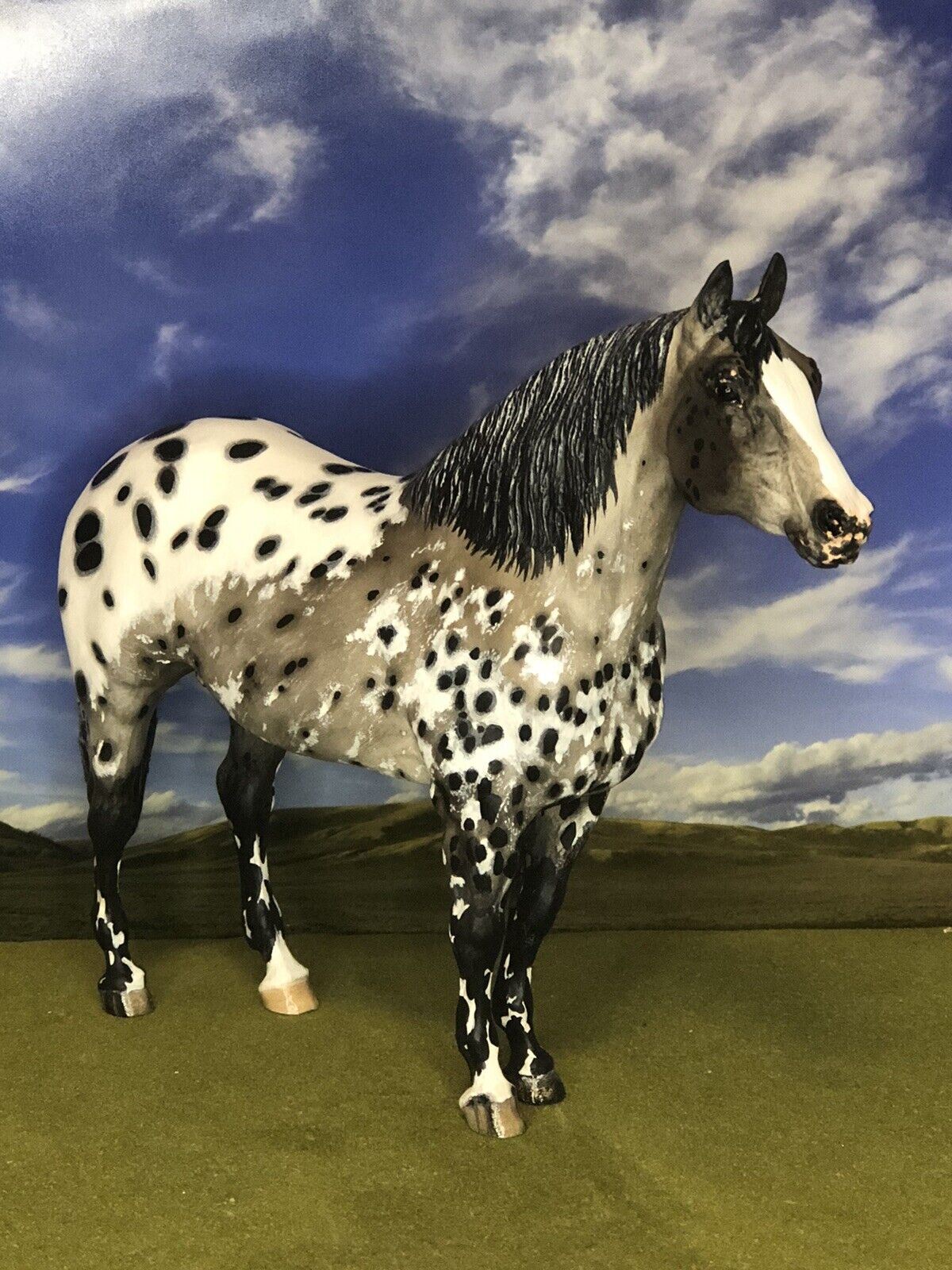OOAK Breyer cm Custom Adios Horse X D.Williams * Beautiful Grulla Appaloosa*Wow*