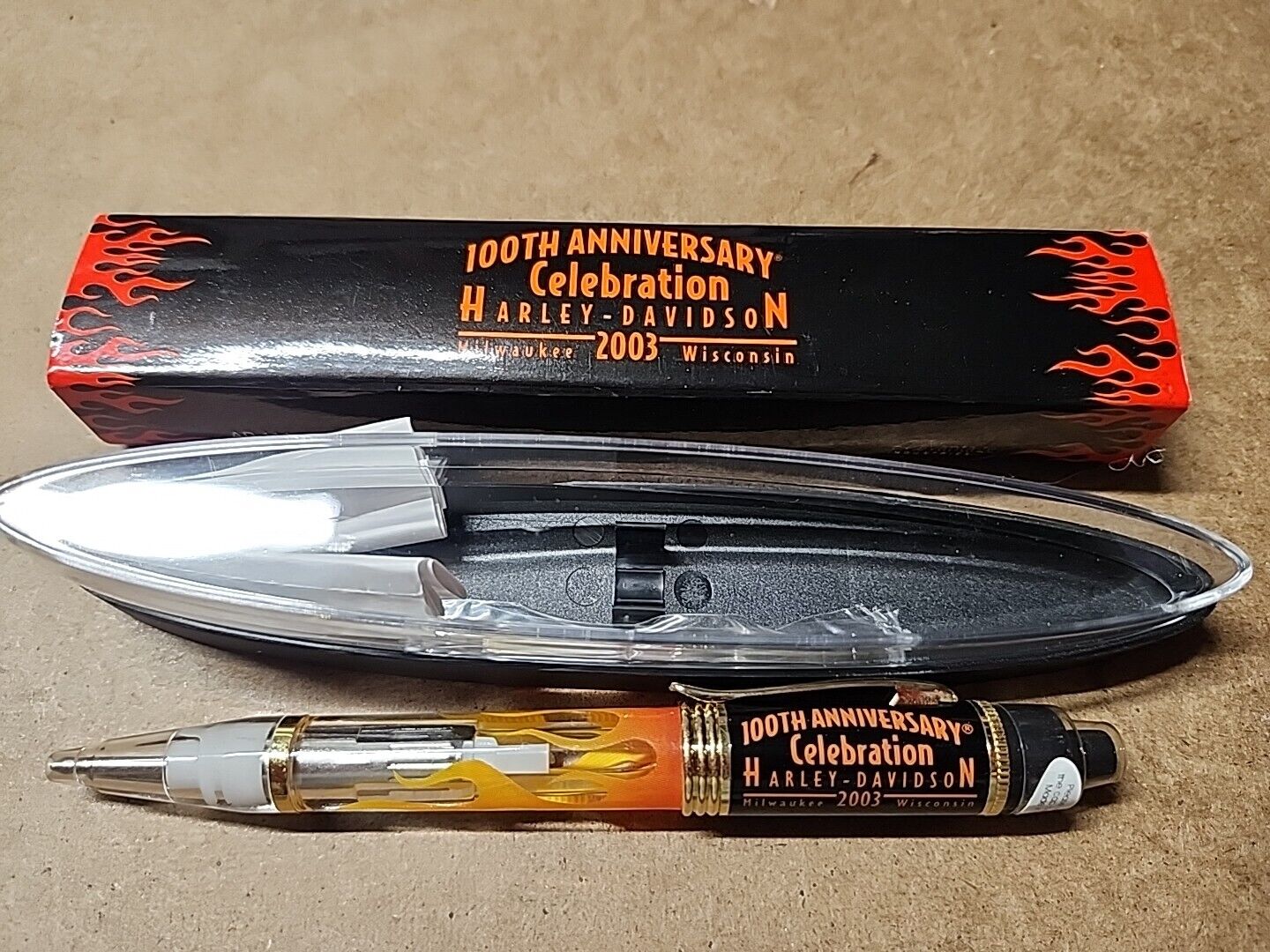 Harley Davidson 100th Anniversary Light Up Pen (New)