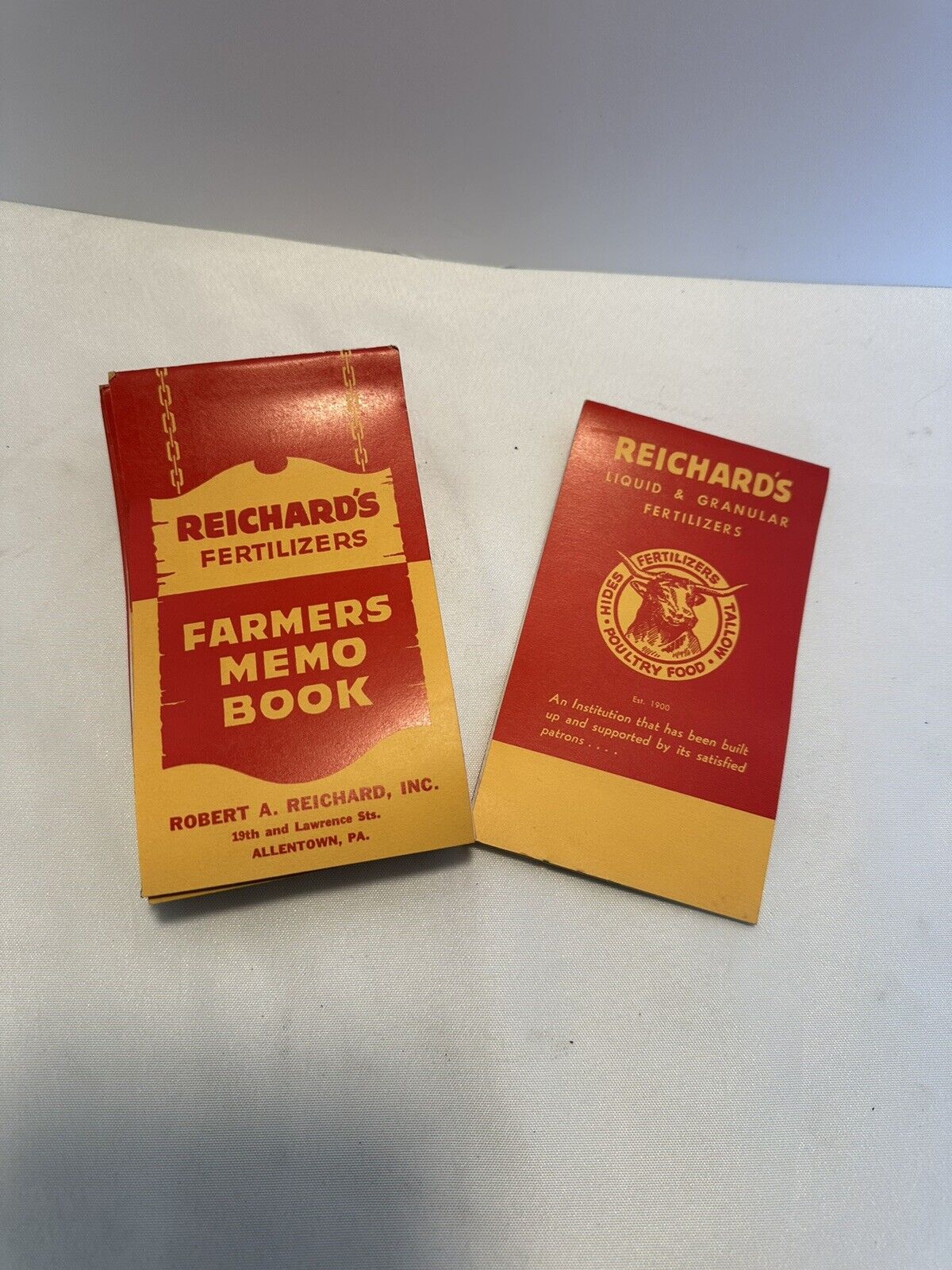 Vintage Farmers Supply Notebooks Allentown Pa Qty 10/L-DK