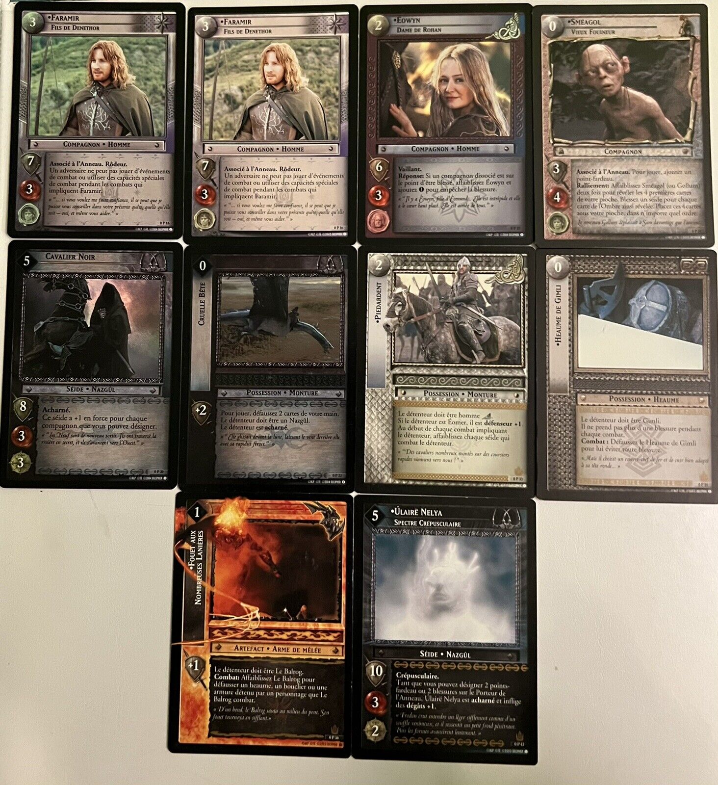 FRENCH - The Lord of the Rings Trading Card Game LOTR TCG Promo Lot - Sauron