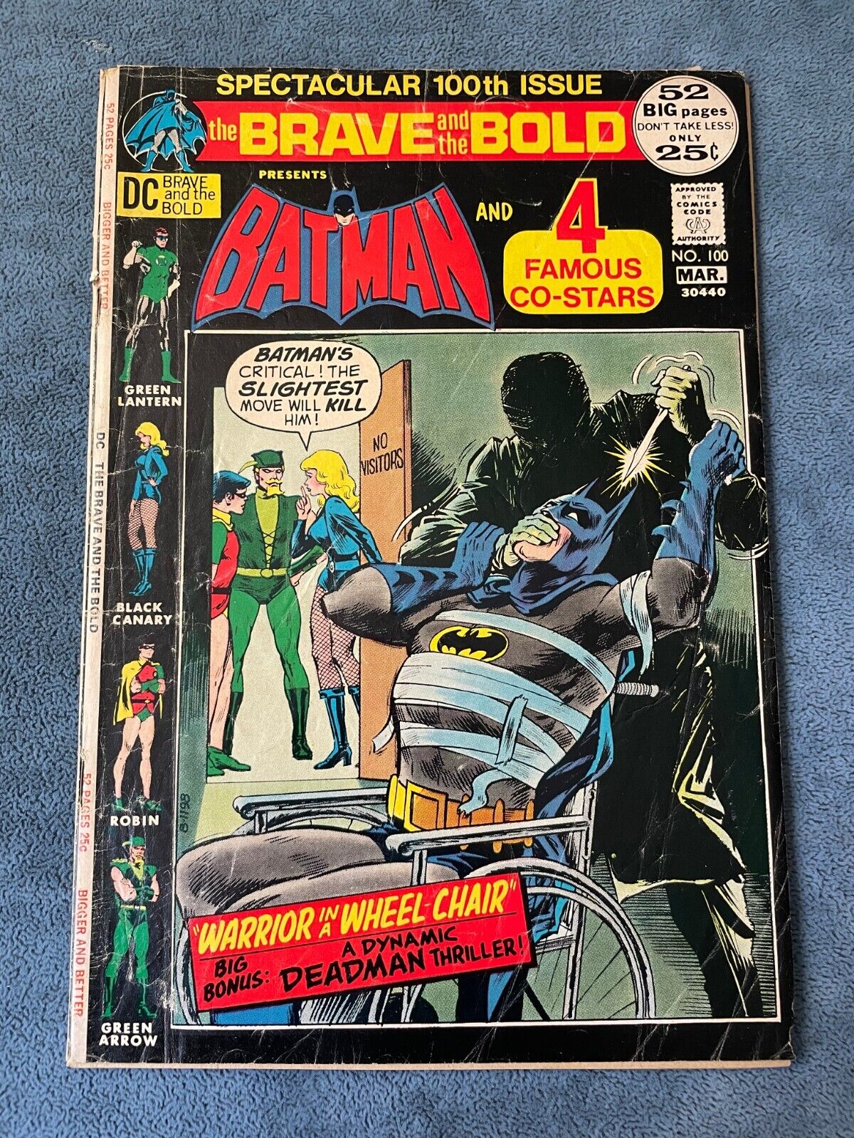 Brave and the Bold #100 1972 DC Comics Batman Giant Size Nick Cardy Low Grade