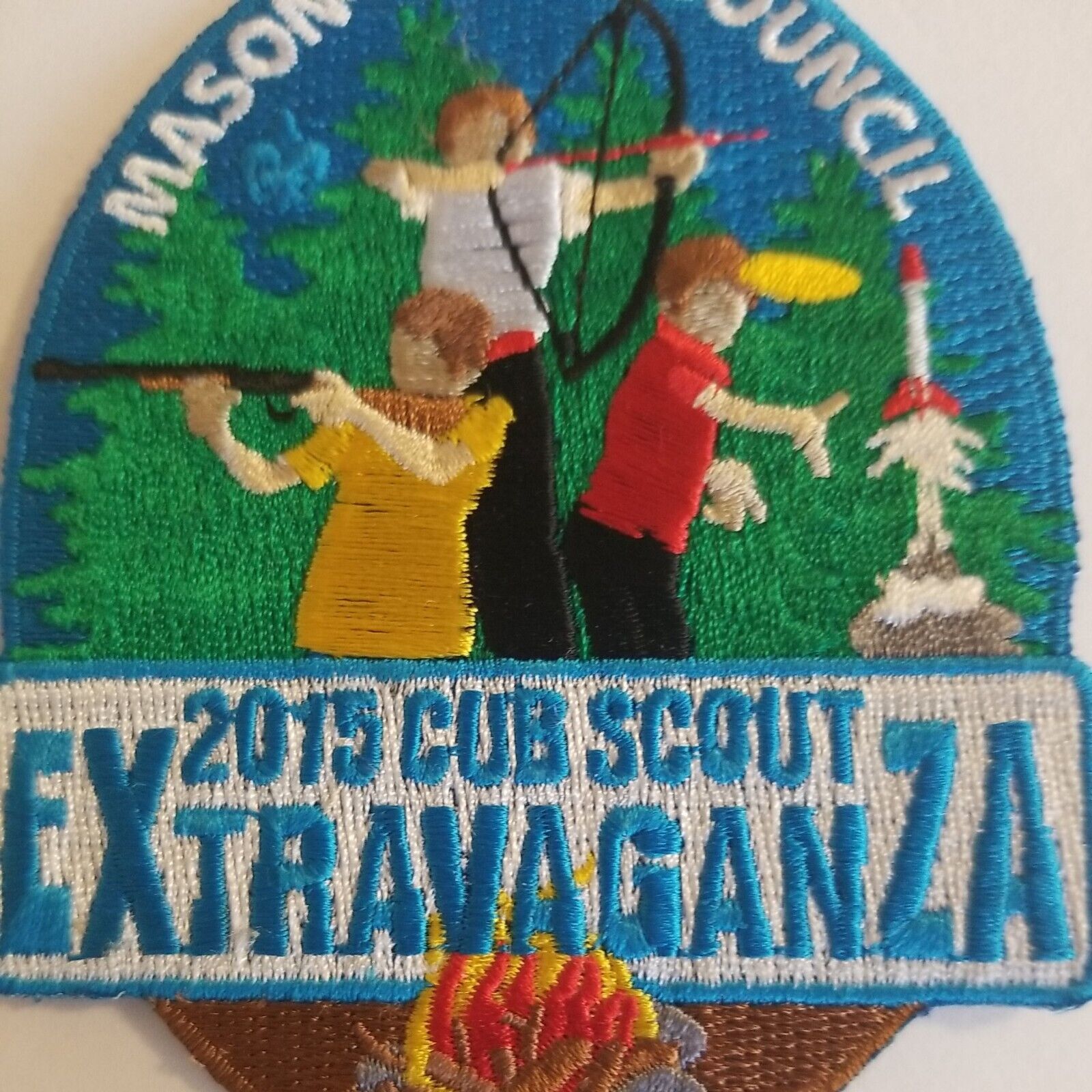 Patch MASON DIXON COUNCIL Cub Scouts 2015 ROCKET ARCHERY RIFLE BSA