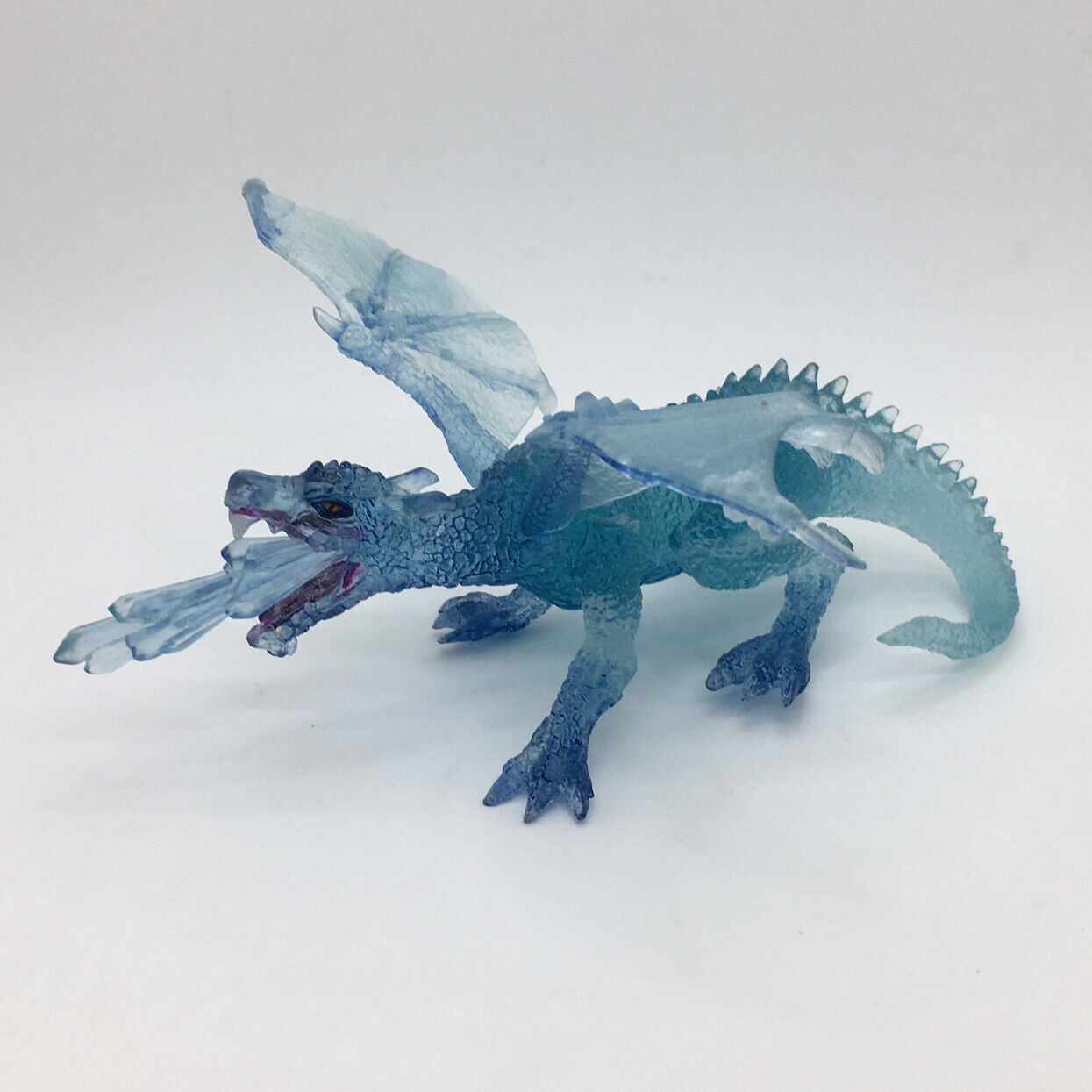 2013 Papo Crystal Blue Ice Dragon Mint Condition  Pre-Owned