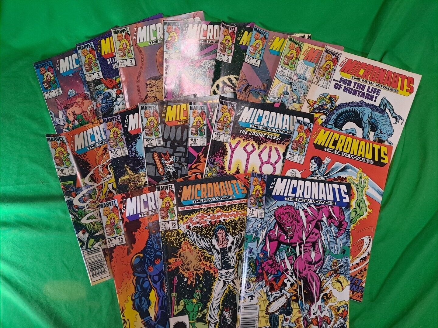 Marvel Comics/ The Micronauts/ Complete Set 1-17/1984-1986