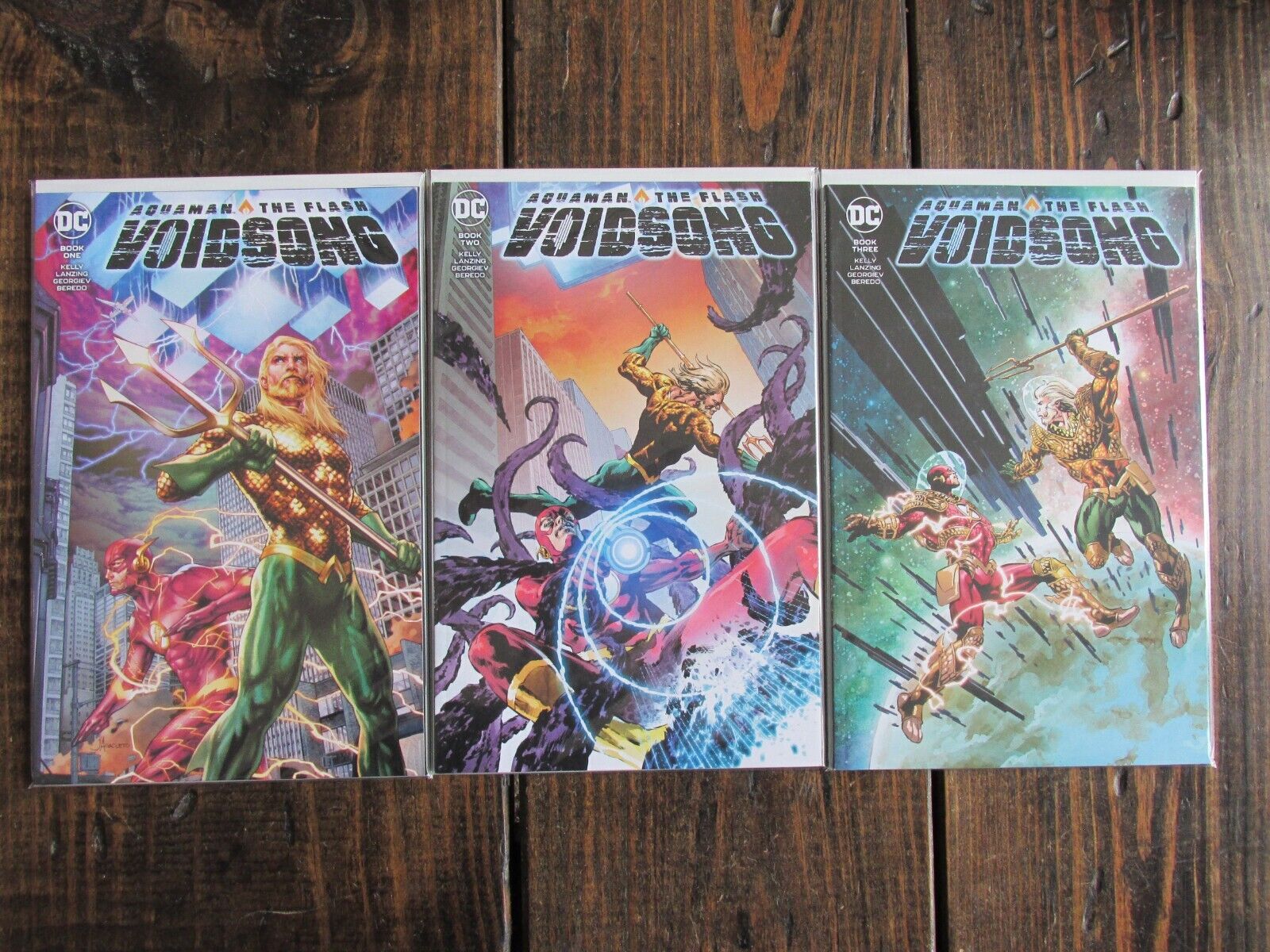 DC 2022 AQUAMAN AND THE FLASH VOIDSONG Comic Book Issues #1-3 Complete Set 1 2 3