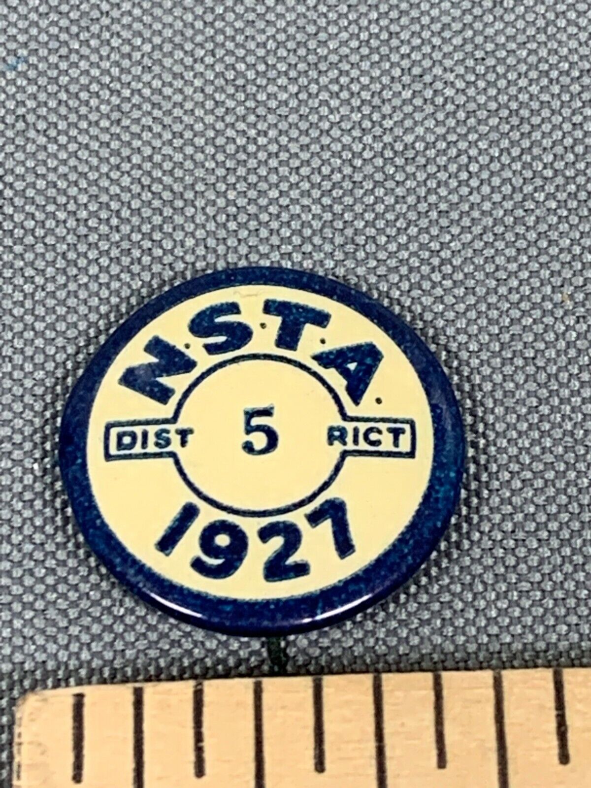 Vintage Nebraska State Teachers Association NSTA 1927 Pinback Button Pin 