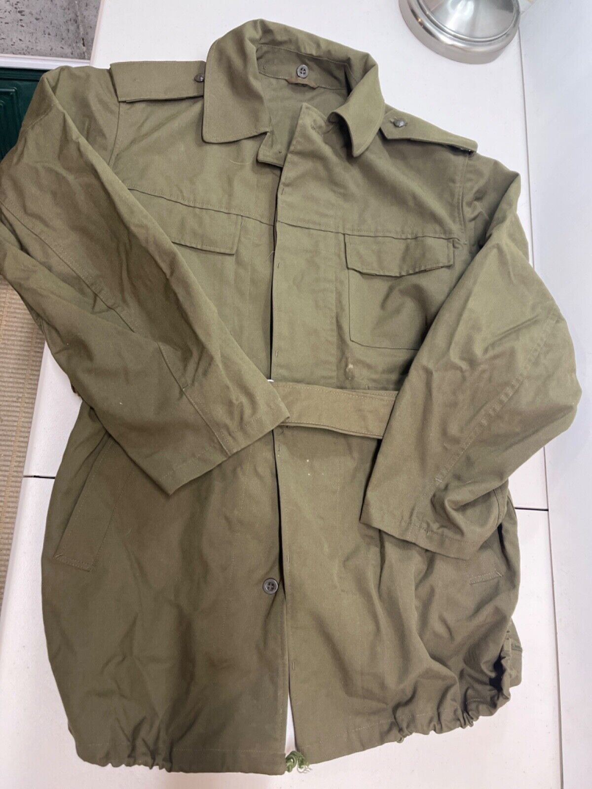 Military Men\'s Parka Jacket Of Czech, Otavan Trebon