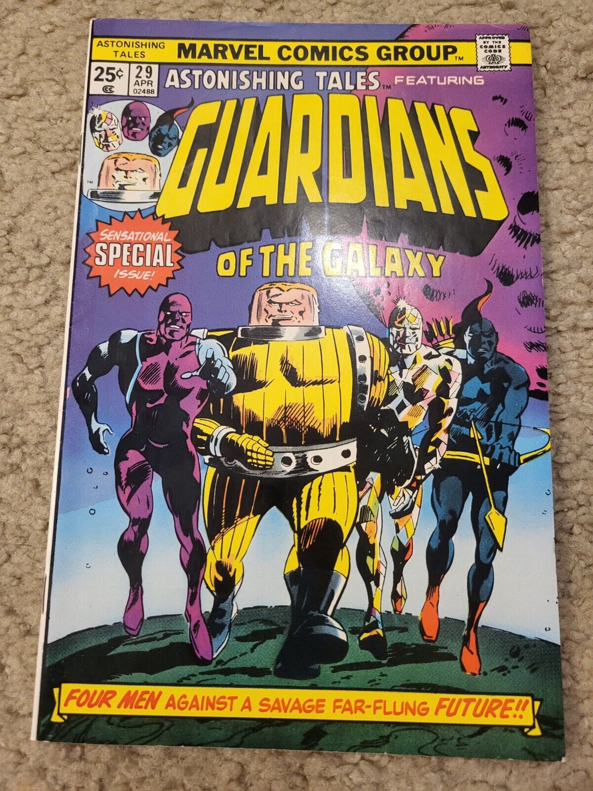 Astonishing Tales 29 Featuring GUARDIANS OF THE GALAXY 1975 HIGH GRADE