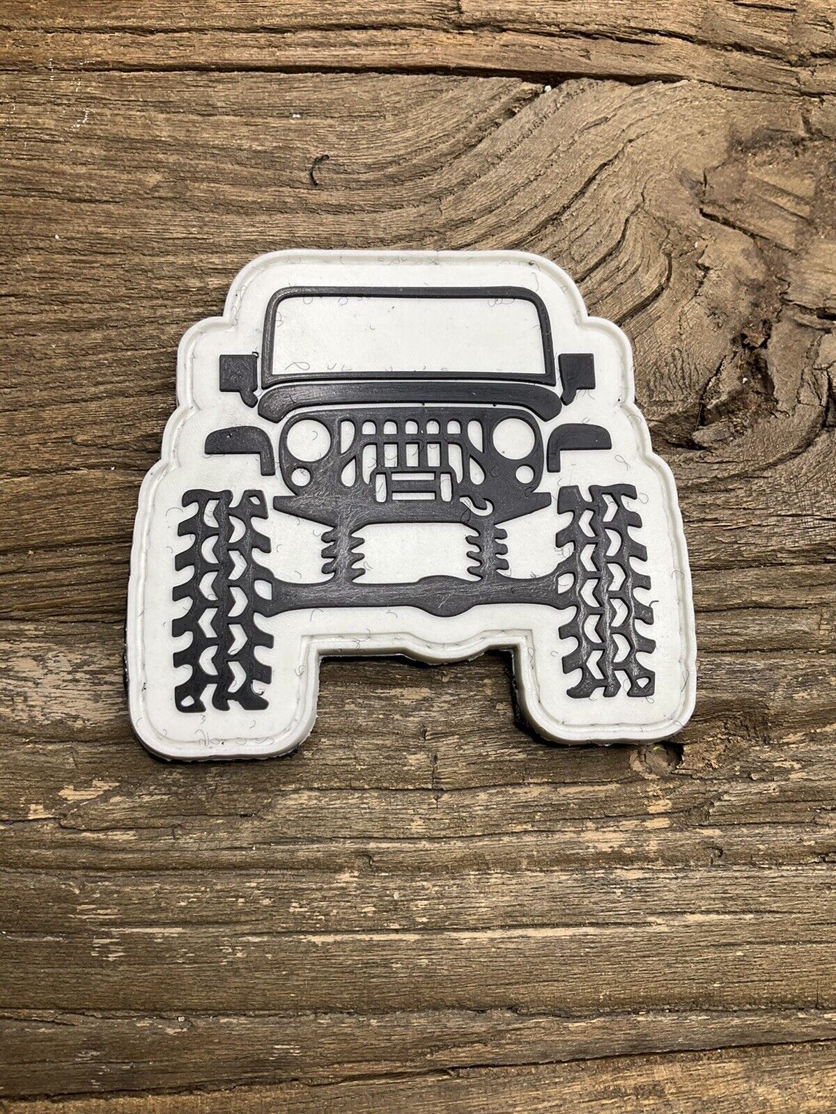 Patch PVC Tactical Morale HOOK-3D Jeep Off Road CJ Lifted Glow In Dark