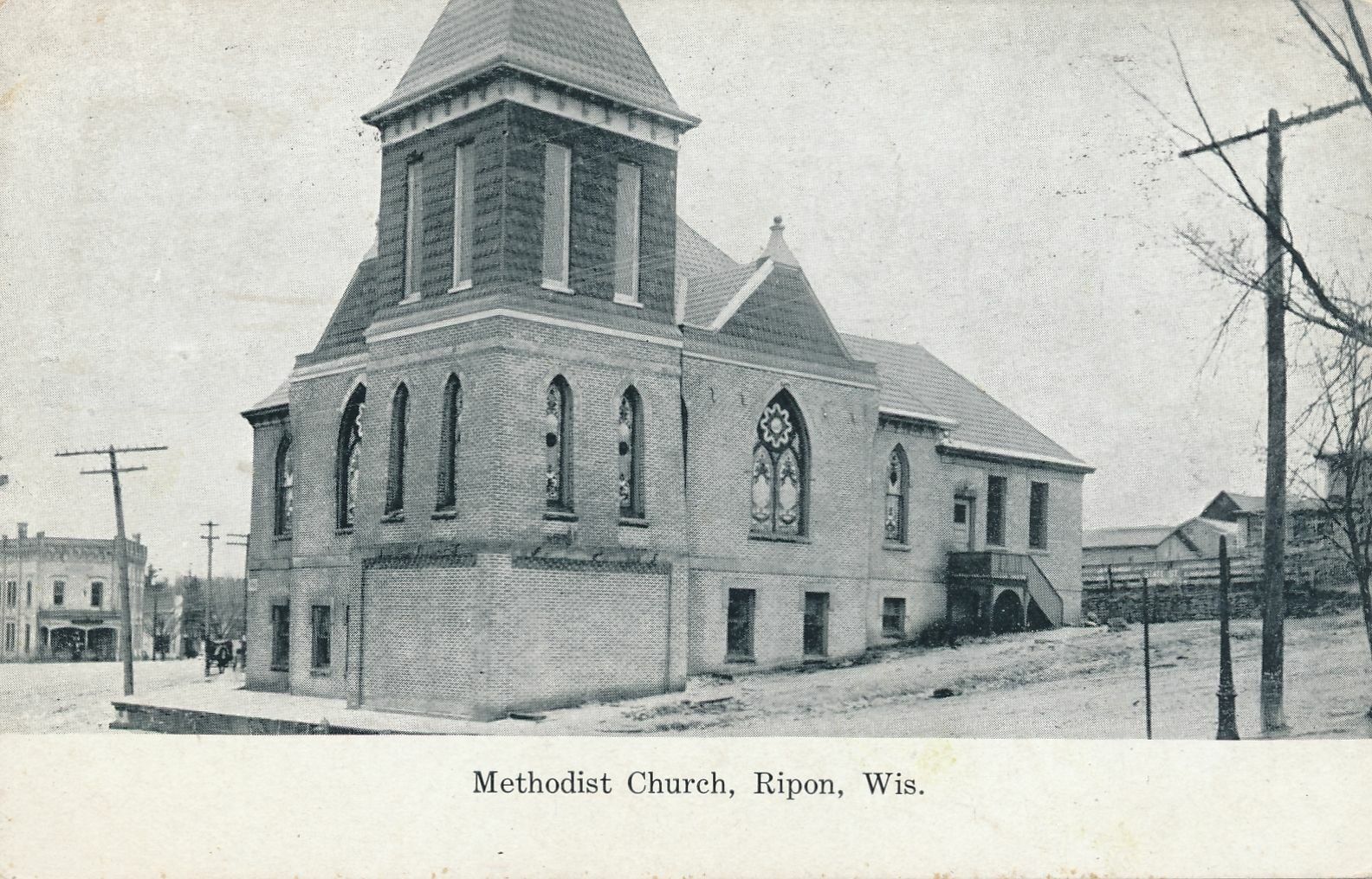 RIPON WI - Methodist Church - 1913