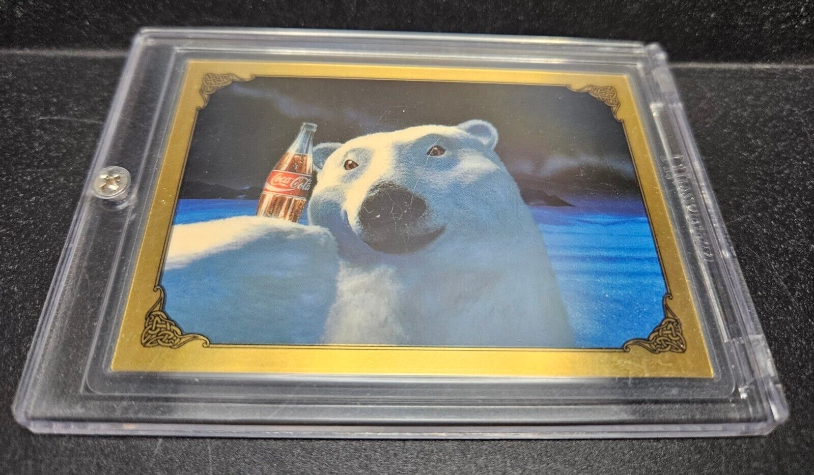 Coca-Cola Polar Bear 1g .9999 Fine Gold Card- Coca-Cola Collect-a-Card 1994. 