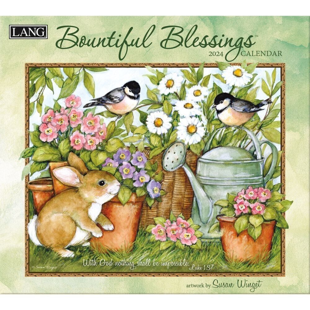 Lang 2024 Bountiful Blessings Wall Calendar by Susan Winget