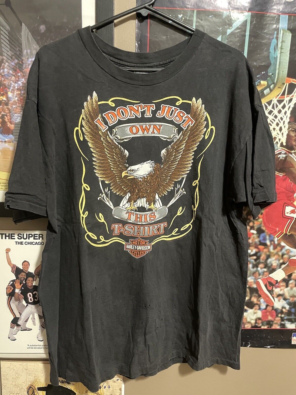 Vintage 90’s Harley Davidson Shirt I DONT JUST OWN THIS (Size XL) MT. Vernon IL