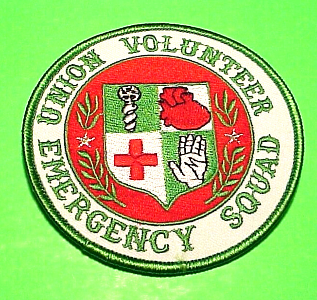 UNION VOLUNTEER EMERGENCY SQUAD  ENDWELL NEW YORK  NY   EMT / EMS  3 7/8\