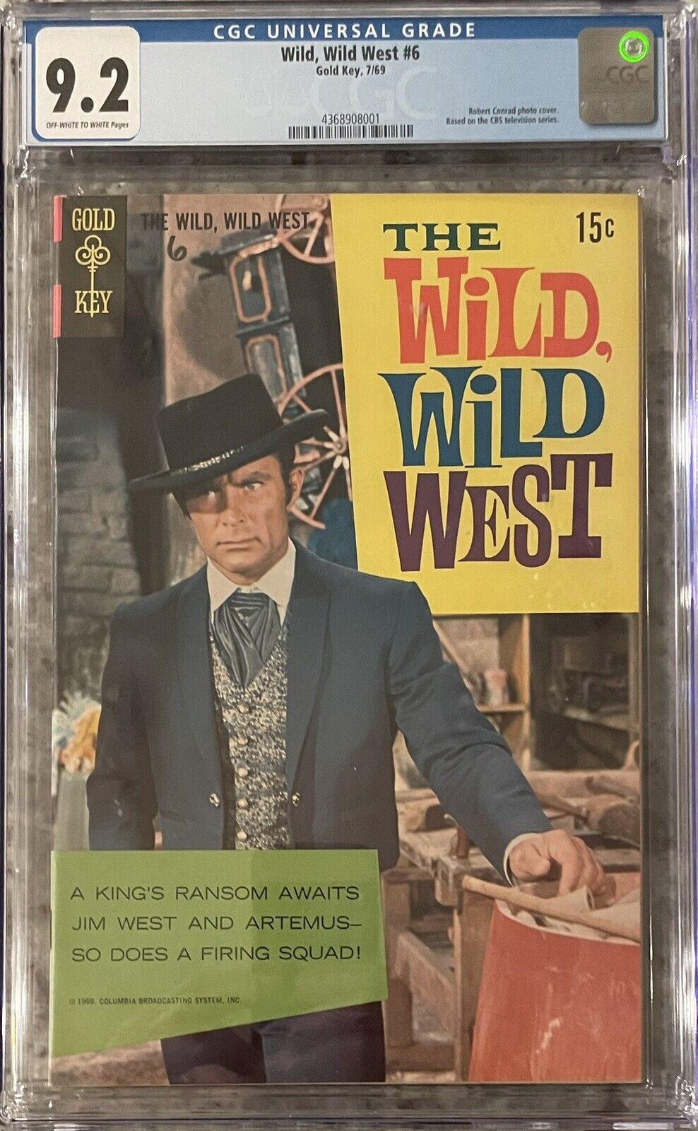 🔥🔥Wild Wild West #6 CGC 9.2  Gold Key