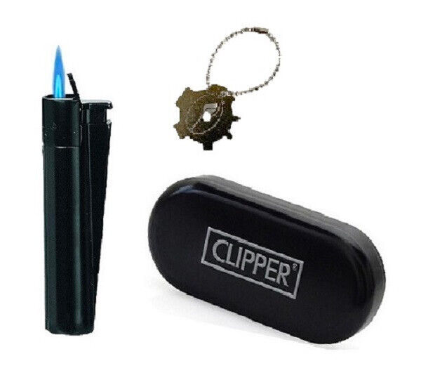 New Version Clipper Metal Lighter-Jet Torch Bundles with Lighter Adjusting Tool