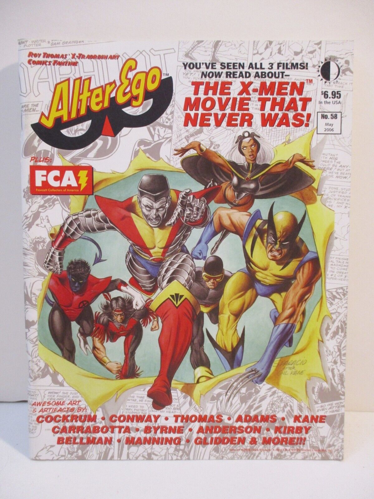 Alter Ego Vol 3 #58 Magazine- X-Men - TwoMorrows 2006