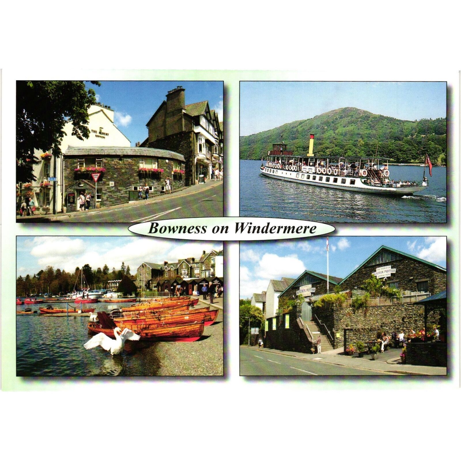 England UK Bowness of Windermere The World of Beatrice Potter Postcards Travel
