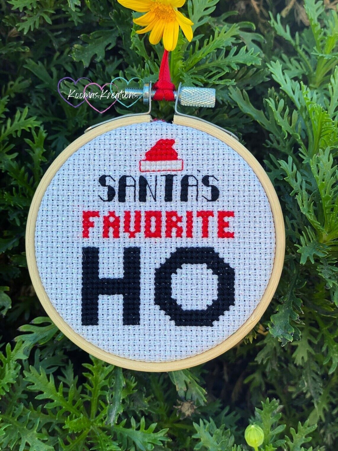 Santa’s favorite Ornament; Christmas Ornament; Santa\'s Favorite Ho