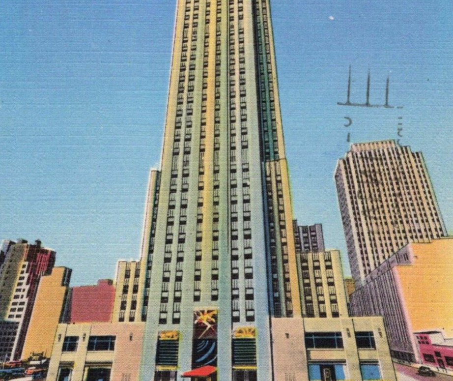 New York City New York NY Rockefeller Center Building Posted 1953 Postcard