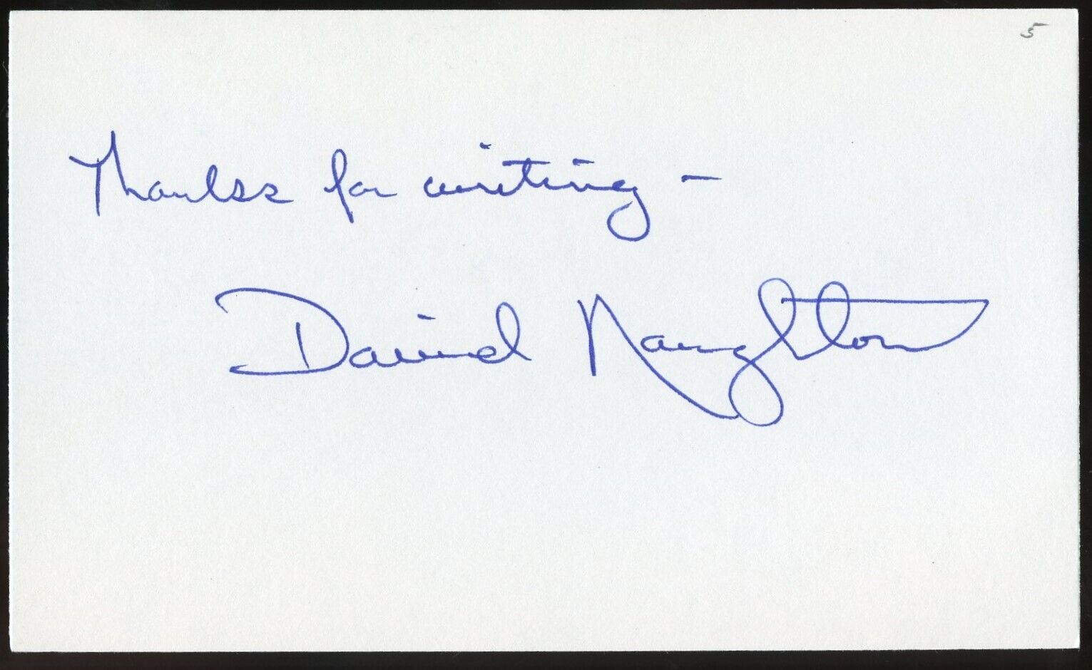 David Naughton signed autograph auto 3x5 Cut American Actor in American Werewolf