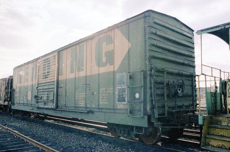 RDG reading railroad XMLG 19800 billboard box car original negative