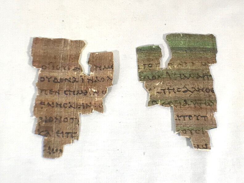 St John Fragment or Papyrus 52 the Oldest New Testament Piece Papyrus Replica