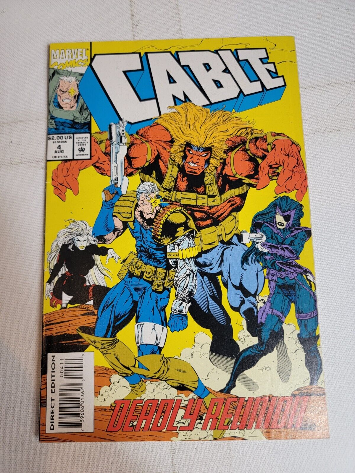 Comic Book Marvel Comics Cable Deadly Reunion #4
