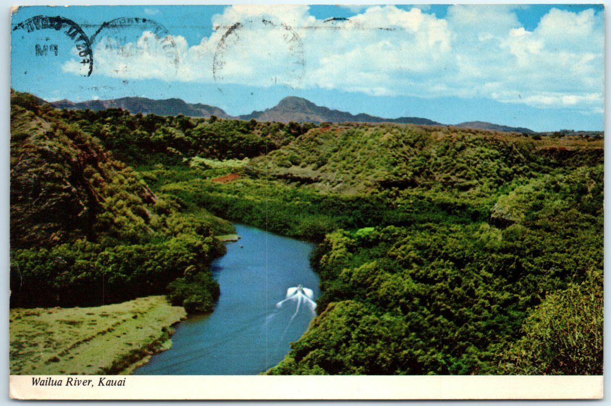 Postcard - Wailua River - Kauai, Hawaii
