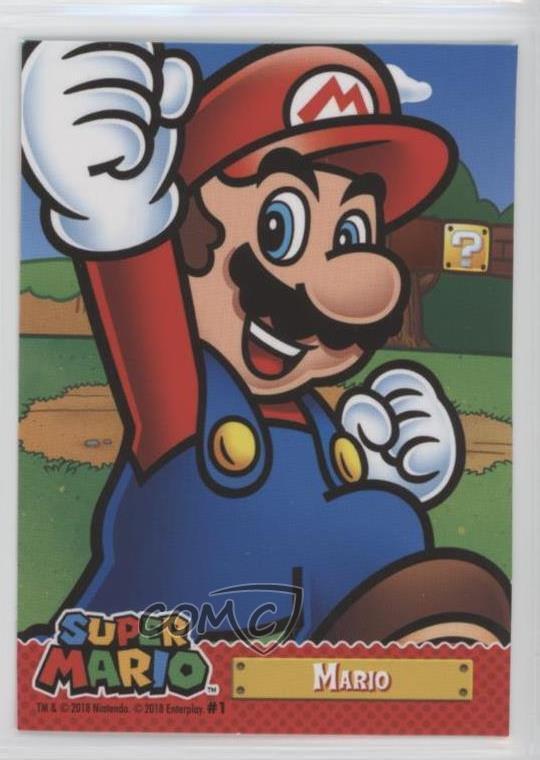 2018 Enterplay Super Mario Hanger Cards Mario #1 0ad
