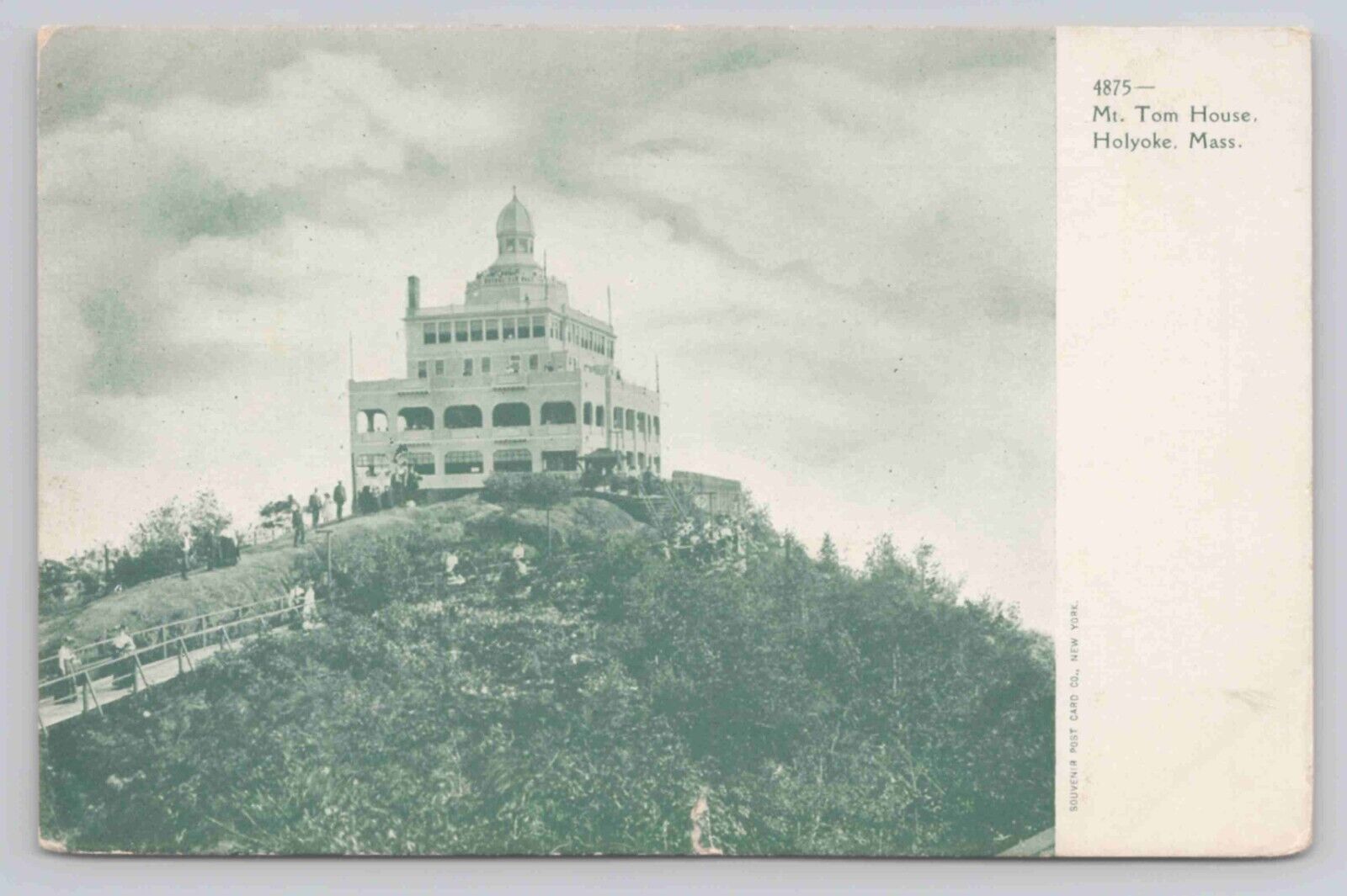 c1905 Mr. Tom House Holyoke Mass. Undivided Unposted Vtg Postcard