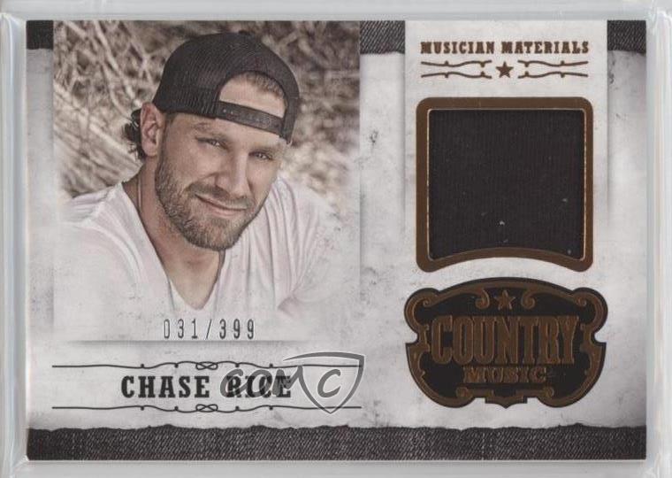 2014 Panini Country Music Musician Materials 31/399 Chase Rice #M-CR 3p2