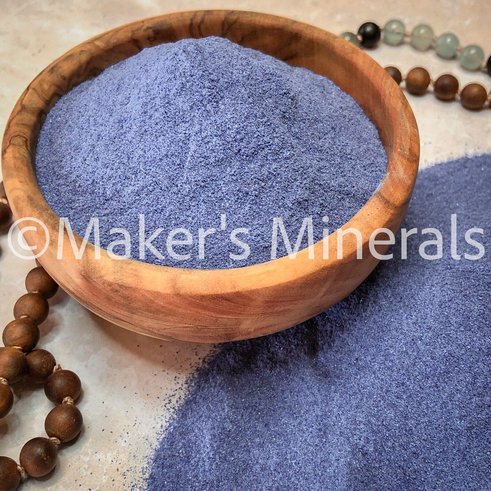Crushed Blue Goldstone Powder for Rings, Inlay, Metaphysical Crystal Powder