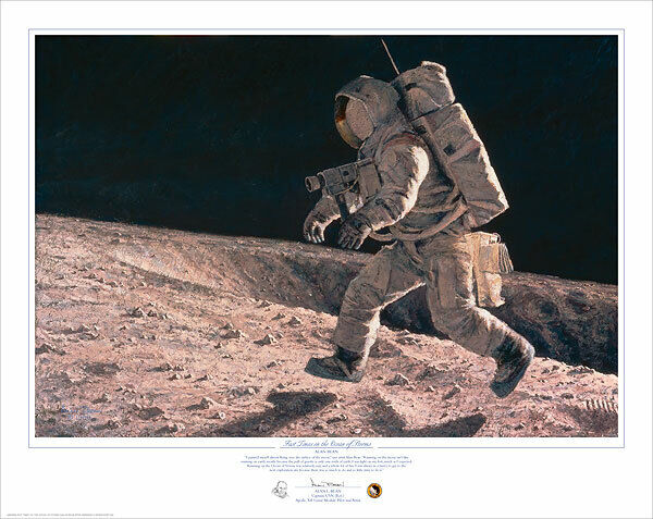Alan Bean FAST TIMES ON THE OCEAN OF STORMS, Apollo 12, Pete Conrad ARTIST PROOF
