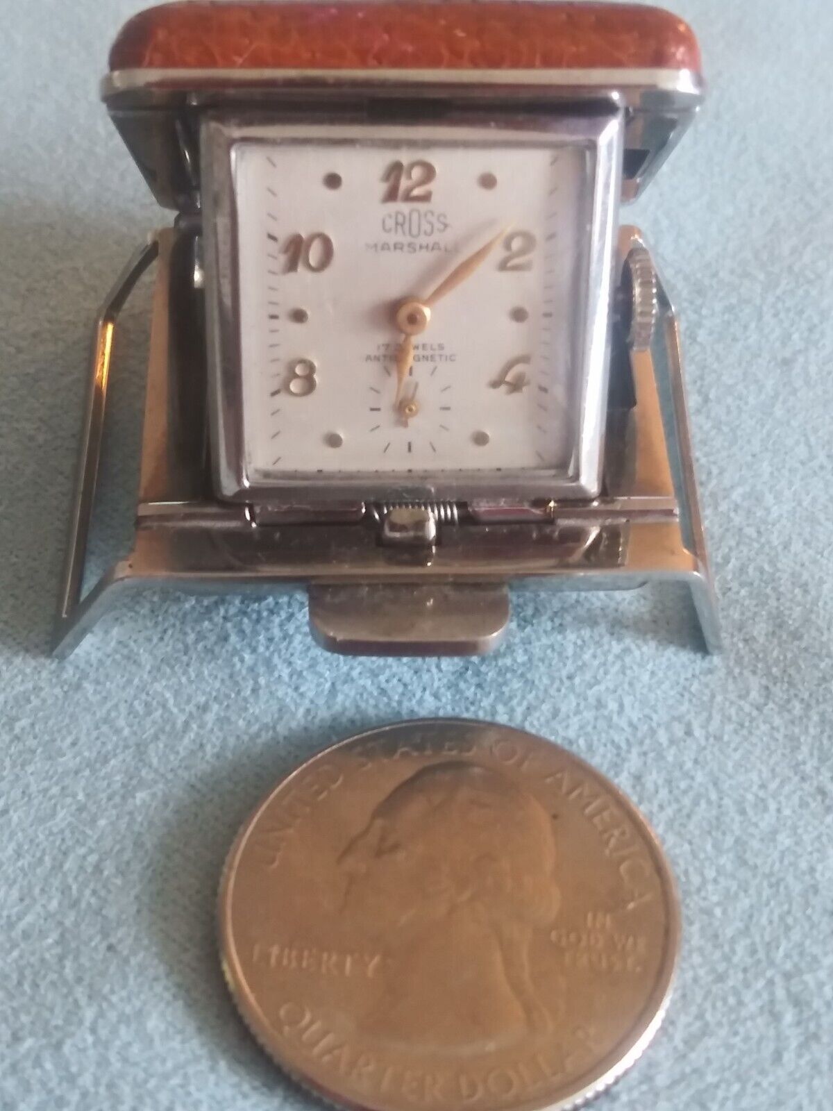 Miniature Vintage Cross-marshall Golf Handwind Watch. Very Rare.