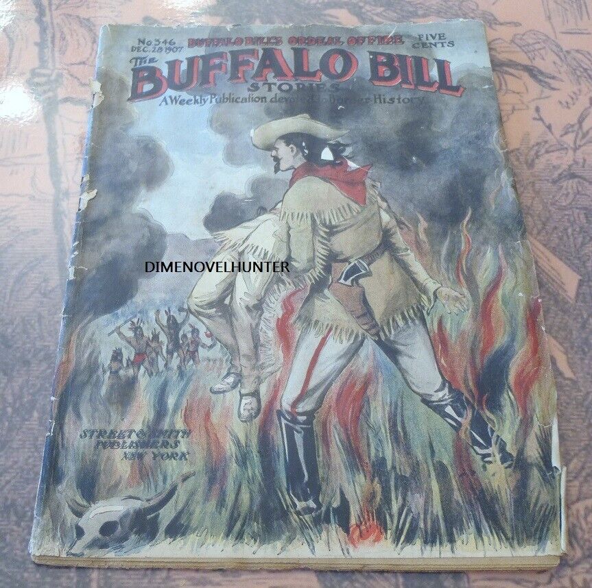BUFFALO BILL STORIES #381 1908 DIME NOVEL STORY PAPER