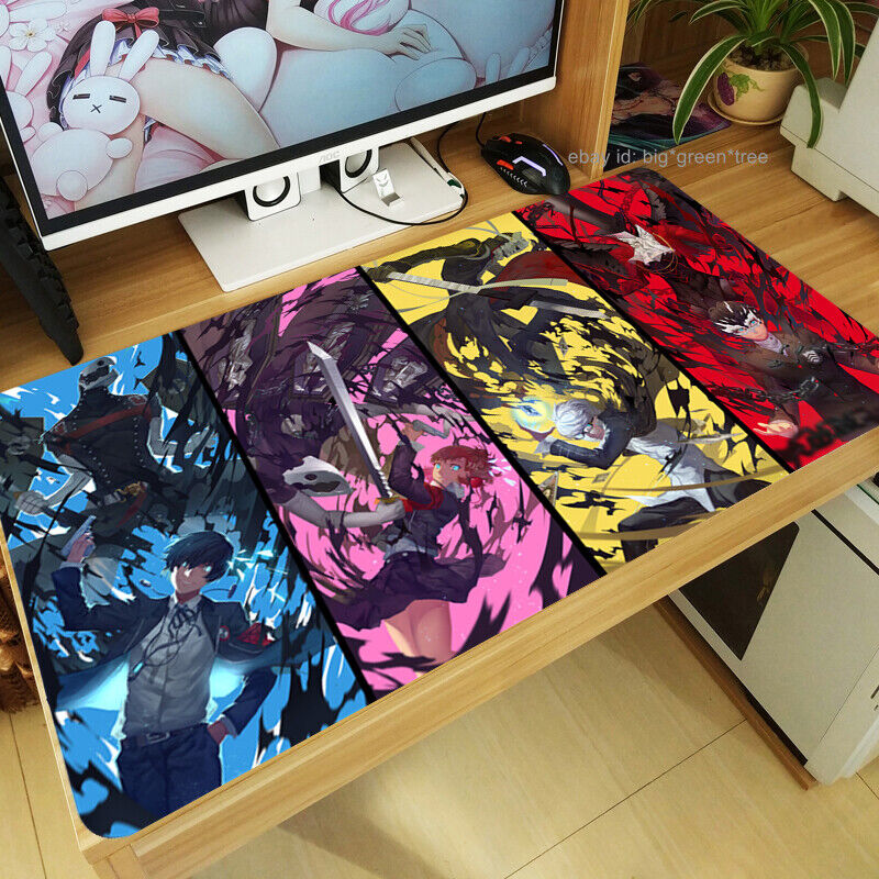 Anime Persona 5 P5 Mouse Pad Large Keyboard Desk Mice Mat Game Playmat 70x40cm