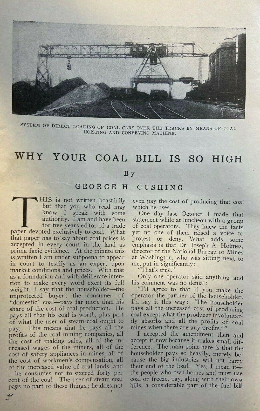 1912 Why Coal Prices Are So High Dering Coal Company Pittsburg Coal Company