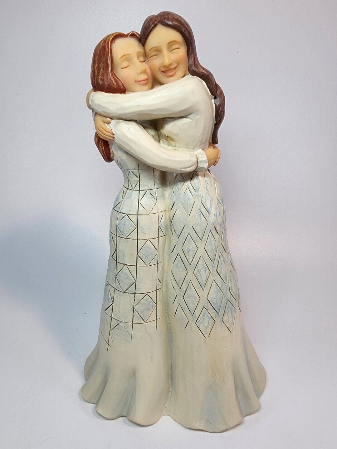 Enesco Jim Shore Two Girls Hugging Figurine \