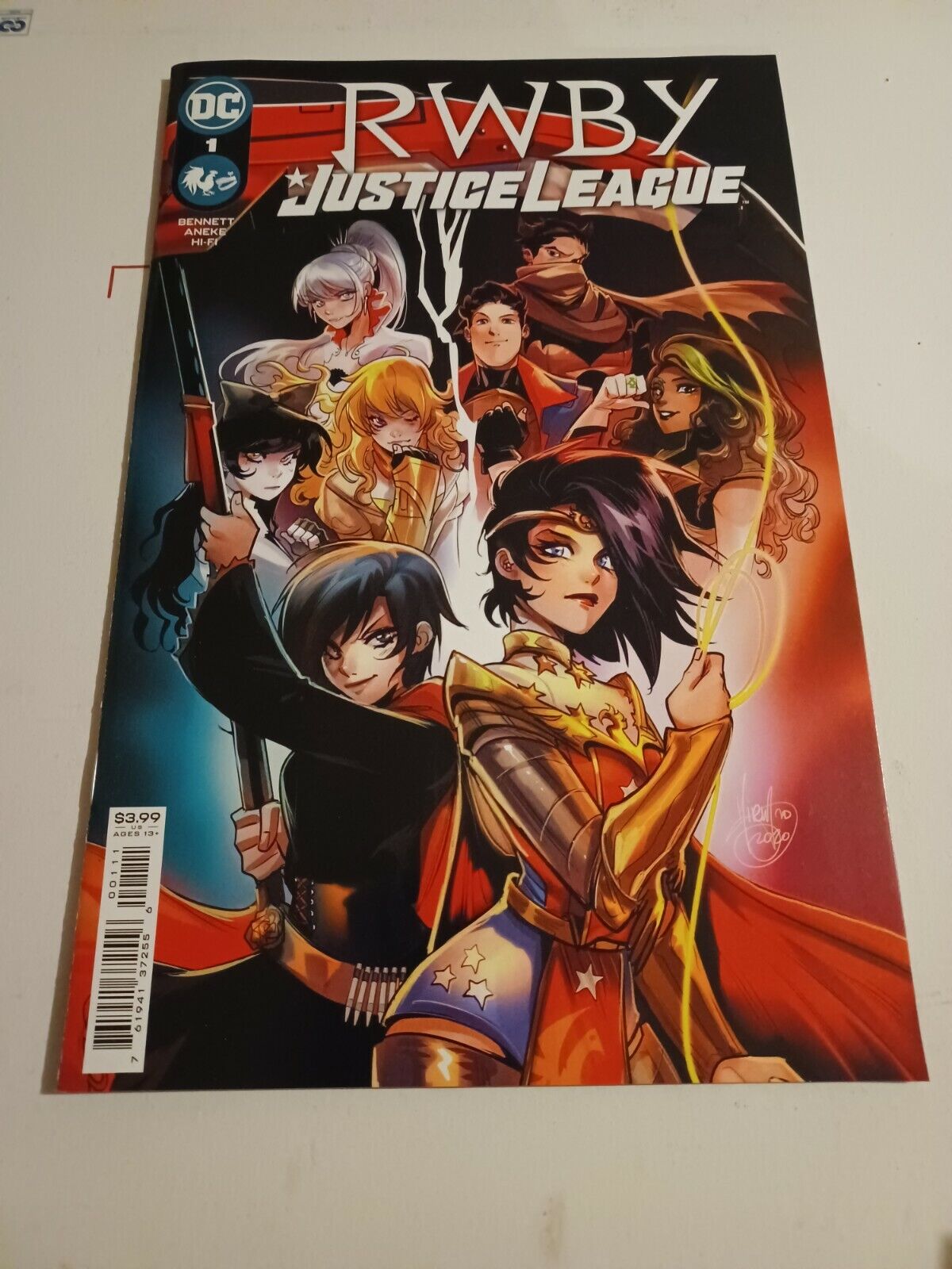 RWBY Justice League #1 COVER A NM OR BETTER