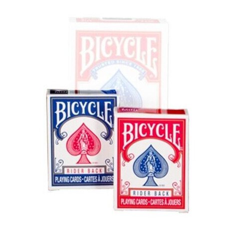 Bicycle Rider Back Mini 2 Deck Set (Red & Blue) Playing Cards New Sealed