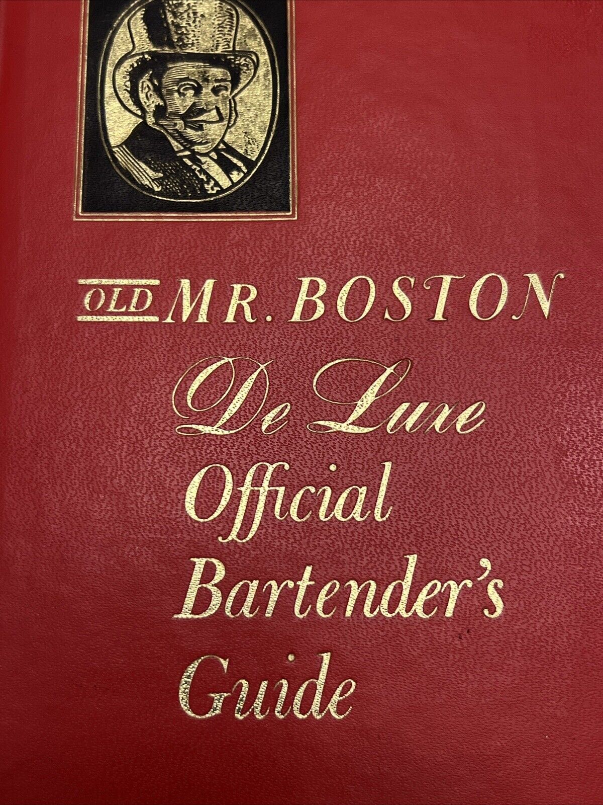 Vintage 1962 Old Mr. Boston Deluxe Official Bartender's Guide Book - Great Cond.